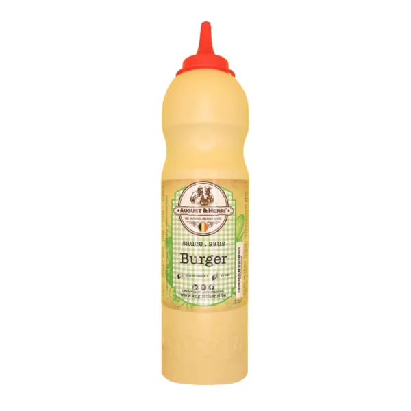 August & Henri Burger sauce bottle