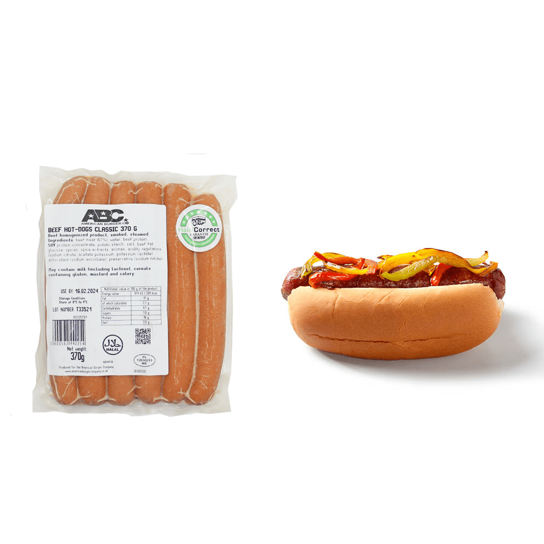 ABC Classic Beef HotDog (HALAL) OriginalFoods UK